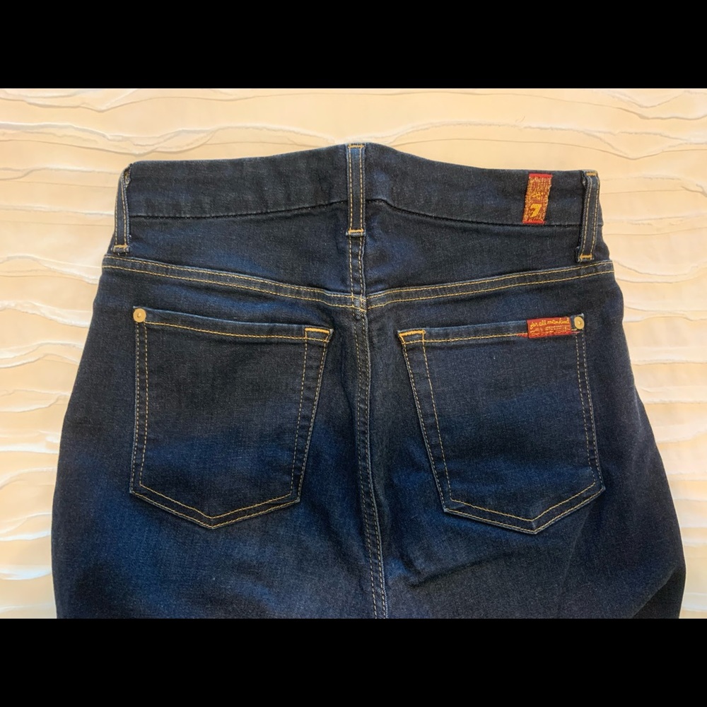 7 For All Mankind High Waist Skinny Jeans - Picture 1 of 3